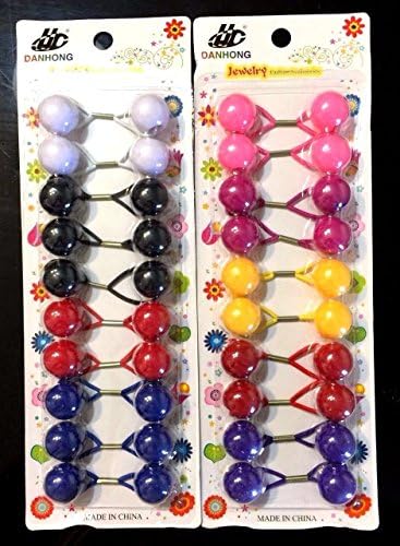 20 JUMBO Elastic Hair Bands Hair Ties Band Rope Elastic Ponytail Holder For Girls