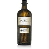 Carapelli - Organic Extra Virgin Olive Oil: Cold-Pressed Organic EVOO – 33.8 Fluid Ounces (1 Liter)