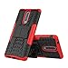 Nokia 8 Case, Linkertech [Shockproof] Tough Rugged Dual Layer Protector Hybrid Case Cover with Kickstand for Nokia 8 (Red)