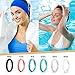 Egnaro Silicone Ring Women Thin and Stackable Rubber Rings Women Wedding Bands - 2.5mm Width - 1.8mm Thick