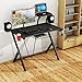 Multifunctional K-Shaped Gamer Desk with Display Support Plate
