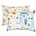 YourEcoFamily Toddler Pillowcases - 100% Certified Organic Cotton - Soft, Comfy, Colorful, Naturally Hypoallergenic - Unisex 2 Pack