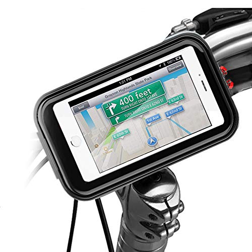 Bike Front Phone Bags Waterproof Front Frame Top Tube Mount Cycling Phone Holder Case with Sensitive Touch Screen Road Mountain Bicycle Handlebar Storage Bags Below 6.2” Cellphone iPhone 6 7 8 Plus X