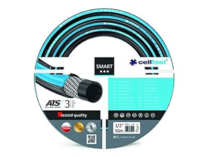 Cellfast CF13-101 CELLFAST-GARTENSCHLAUCH-SMART-1/2-50 m, Black/Blue 38,5x13x38,5 cm