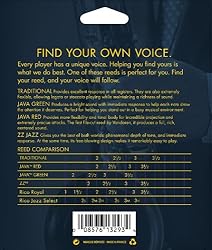 Vandoren SRMIXB3 Jazz Mix Card; Bari Sax Strength 3