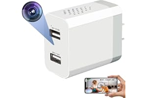 LUOHE 2024 Enhanced 1080P HD Wireless Nanny Cam Nanny Camera Charger and Security Camera with Live Streaming, Motion Detection，Indoor/Outdoor