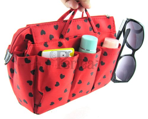 Organizer Per Borsa Picotin Hermès - In Seta, Mantiene La Forma, Tasca Interna (Rouge H, PC18) - Foto 4