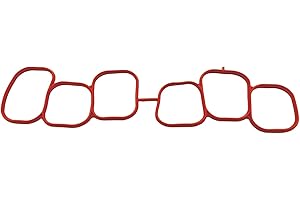 MEMIUYELAY Engine Intake Manifold Gasket Fit for Camry Avalon Highlander Sienna Tacoma 3.5L Replace 17176-31130 Rubber Material Red Direct Replacement