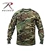 Rothco Woodland Camouflage Mens Army Digital Camo Long Sleeve T-Shirt, Size X-Large
