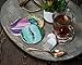 CoasterStone Absorbent Stone Coasters Multicolored Agates Assorted, 4-1/4