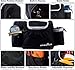 Athletico Disc Golf Bag - Tote Bag For Frisbee Golf - Holds 10-14 Discs, Water Bottle, and Accessories (Black)