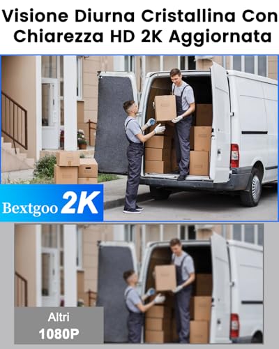 Bextgoo WIFI Digital Door Viewer with Doorbell, 2K WiFi Video Door Phone, 4.3 Display, 8000mAh Battery, 170° Wide Angle, AI Detection, Two-Way Audio, 32G Card Included, for Apartment, Home