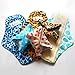 LBB Rusable Washable Bamboo Mama Cloth Menstrual Pads/Sanitary Pads/Panty Liners 10 Inch,6pcs Pack