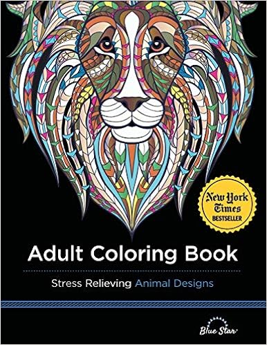 Download Amazon Com Adult Coloring Book Stress Relieving Animal Designs 9781941325117 Blue Star Coloring Books