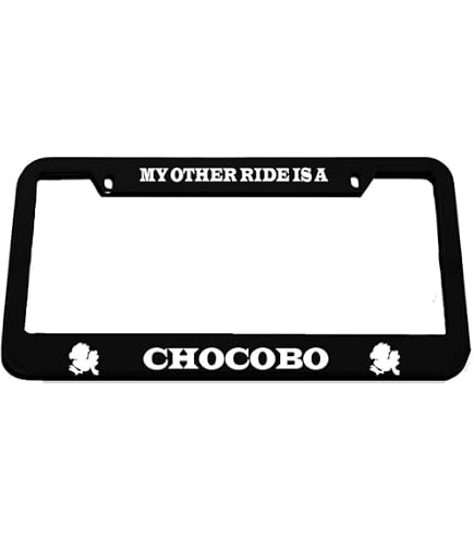 Amazon.com: My Other Ride is A Chocobo Zinc Metal License Plate