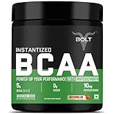 Bolt BCAA Powder, 2:1:1 Potent Formula-Leucine, Isoleucine, Valline, Suppots Muscle Recovery, Growth & Endurance,Watermelon Fizz, 30 Servings