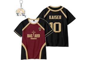 SODAMEOW Blue Lock Jersey Blue Lock Munchen Shirt Anime Costume Isagi Cosplay Yukimiya