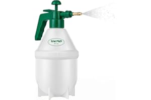Garden Sprayer, ¼ Gallon Pump Sprayer, 1L Weed Sprayer, 34 Oz Water Sprayer | Pump Spray Bottle For Lawn Sprayer, Plant Miste