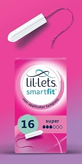 Lil-Lets Non-Applicator SmartFit Tampons 16 Count Medium to Heavy Flow view 2