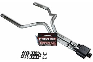 TRUCK EXHAUST KITS Shopline Dual 3 inch Fits F-Series Fits F150 87'-97' Flowmaster Super 10