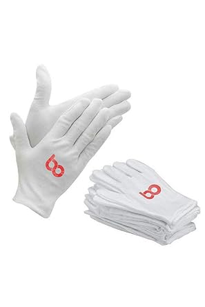 Bon Organic Reusable Cotton Gloves (Pack Of 10)