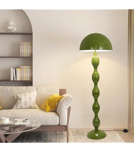 Kariosid Mushroom Floor Lamp,59in Modern Cream Style Led Floor