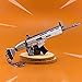 Gun Keychain Gold Scar Large, 6.7