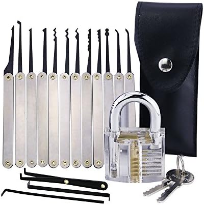 Yibaoo Professional Practice Tools with Transparent Lock15 PCS