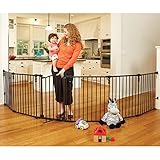 North States Superyard Arched Metal Baby/Pet Gate & Play Yard - Bronze | 4936