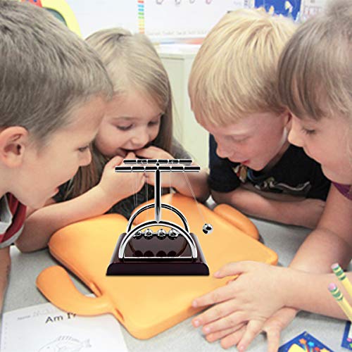 HARBORII Newton's Cradle Balance Ball Plastic Frame Base Steel Balance