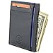 Hammer Anvil RFID Blocking Minimalist Genuine Leather Slim Front Pocket Wallet CH Gray