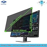 19" Anti-Glare Privacy Filter for Widescreen (16:10) Desktop LCD Monitor 408mm (W) x 255mm (H)