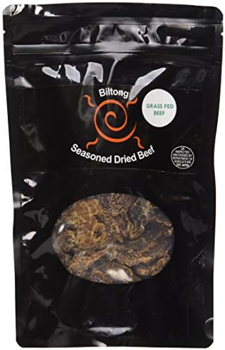 Biltong - Grass Fed Seasoned Dried Beef 8oz pack Sliced