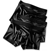 2026 New Ice Silk Satin Men&rsquo;s Boxer Briefs,Seamless Underwear ,4-Pack | Breathable Cooling Underwear With u-Pouch,Delicate Silk-Like Hand Feel For