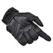 Tactical Gloves , ADiPROD (1 Pair) Hard Knuckle Full Finger for Outdoor Shooting Army Airsoft Gear (Black, X-Large)