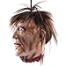 MONEIL Halloween Props Scary Hanging Severed Head Decorations,Life-Size Bloody Cut Off Corpse Head Ghost Animated Zombie Head for Haunted Houses Party Decor Funny Festive Supplies (Horror Head SE)
