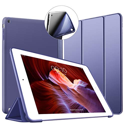 iPad 2/3/4 Case, VAGHVEO Slim Lightweight Smart Stand Cover Cases Shell [Auto Sleep/Wake] with Soft TPU Back Protector for Apple iPad 4th Generation, The New iPad 3 (3rd Gen) & iPad 2, Navy Blue