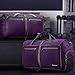Gonex 80L Packable Travel Duffle Bag Foldable Duffel Bags for Luggage Gym Sports Camping Travelling Cycling Storage Shopping Water & Tear Resistant Purple