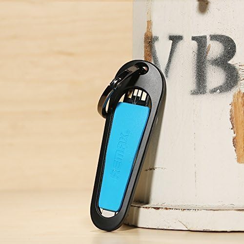 REMAX Potable Key Ring 8 Pin USB Charger Sync Data Cable for iPhone 5s/SE/6/6s/6s Plus for iPad Mini/Air/Pro (Blue)