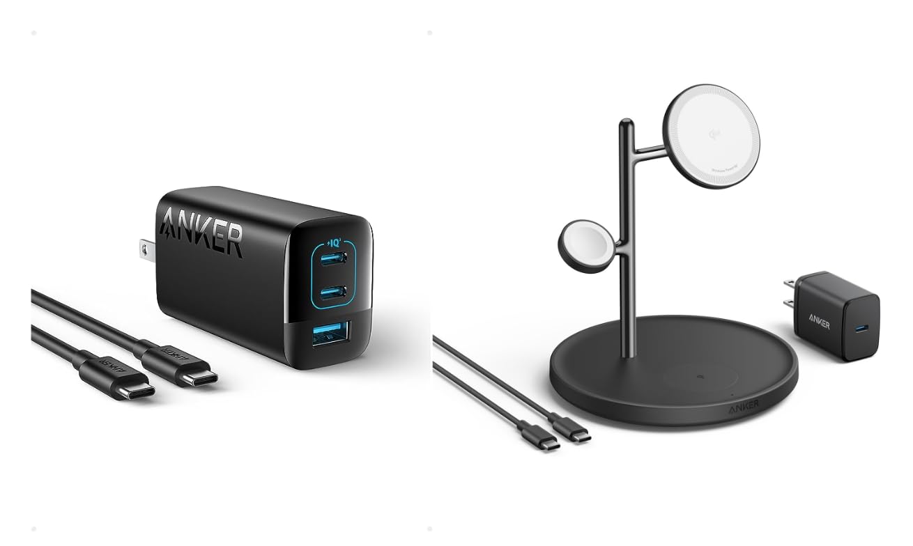 Photo 1 of **factory sealed** Anker 335 Charger (67W) with Anker MagGo 3-in-1 Wireless Charging Station