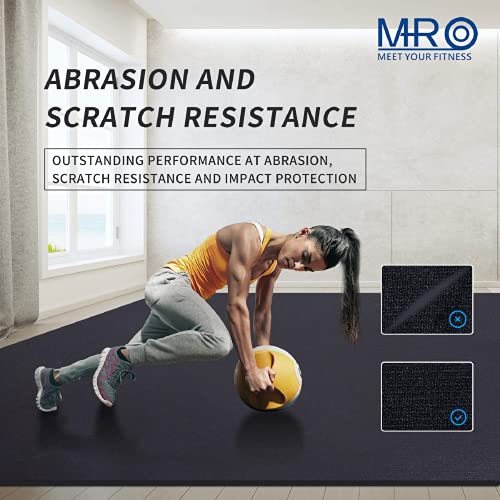 Large Exercise Mat 7' x 5' x 7mm, HighDensity Workout Mats for Home