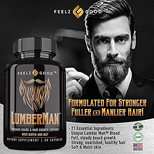 Lumberman™ Premier Beard Growth & Hair Growth Vitamin Formula Beard