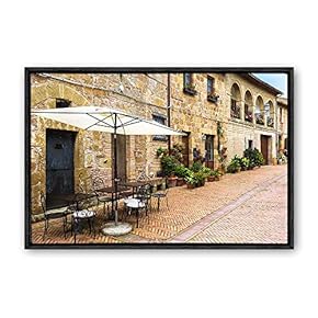 Framed Rural Landscape Photography Home Artwork for Living Room Bedroom