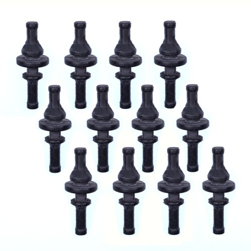 UPC 700953674760, Cosmos ® 12 Pieces Black Rubber PC CPU/Case Fan Mounting Screws Rivets