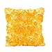 Usstore Decorative Pillowcases Rose Flower Waist Throw Pillow Cover Cafe Home Decoration for Living Sofas Beds Room (Yellow)