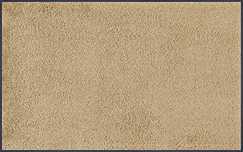 Door Mat Sand Yellow 75 x 120 cm beige