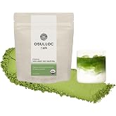 OSULLOC Volcanic Isle Premium Korean Matcha Powder, 60 g | Organic Korean matcha from Jeju&rsquo;s volcanic soil, crafted for lattes, baking, smoothies, and smooth everyday tea rituals
