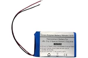 750mAh/3.7V Replacement Battery for JBL Clip 2 Special Edition, Clip Plus，JBL P453048D 01