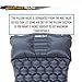 ZOOOBELIVES Ultralight Sleeping Pad with Pillow– Inflatable Camping Mat for Backpacking, Traveling and Hiking, Compact and Portable Multiple Color Options