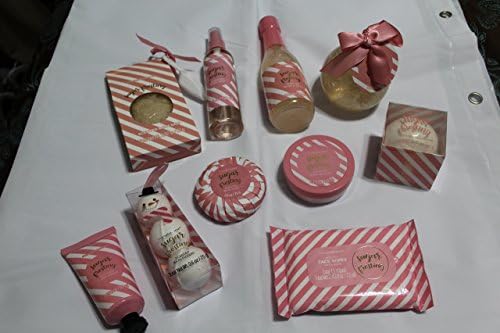 SIMPLE PLEASURES Sugar Frosting Bath and Shower Set 10 pieces (see Description)